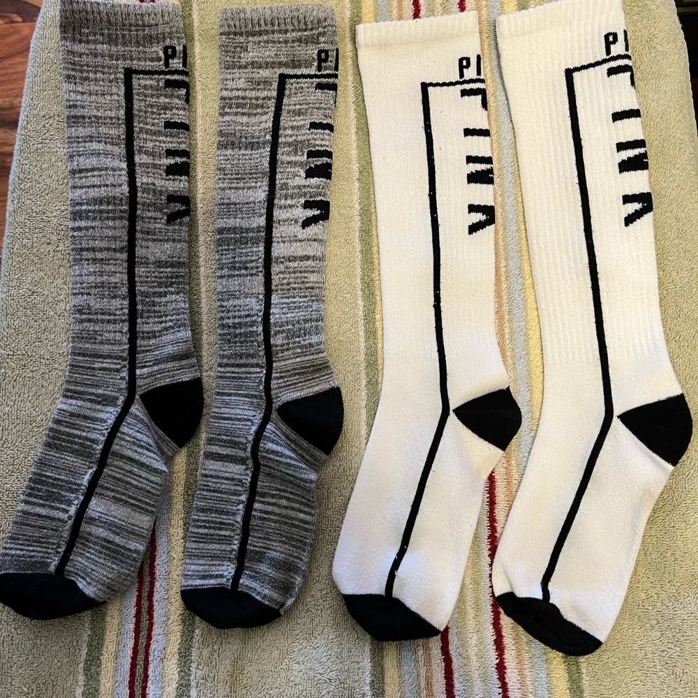 VS Pink Socks/2 Pair